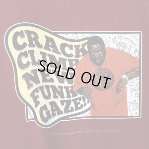 画像2: 【CRACKLIMB】 GAZE×CRACK / BIZ TEE (WINE)