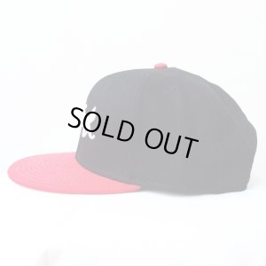 画像4: 【CRACKLIMB】 newfunk SNAPBACK CAP (BLACK×RED)