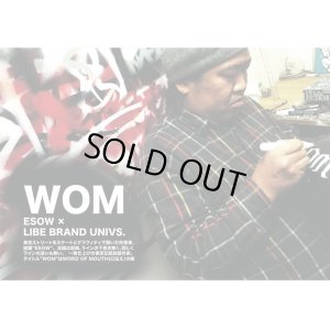 画像6: 【LIBE BRAND×ESOW】WOM CROSS POCKET TEE (BLACK)