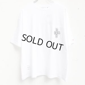 画像1: 【LIBE BRAND×ESOW】WOM CROSS POCKET TEE (WHITE)