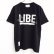 画像1: 【LIBE BRAND×ESOW】ESOW BIG LOGO TEE (BLACK) (1)