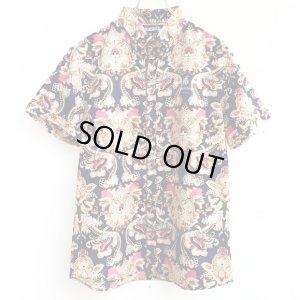 画像1: 【CRACKLIMB】 BOTANICAL PATTERN SHIRT (N/Y)