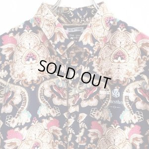 画像3: 【CRACKLIMB】 BOTANICAL PATTERN SHIRT (N/Y)