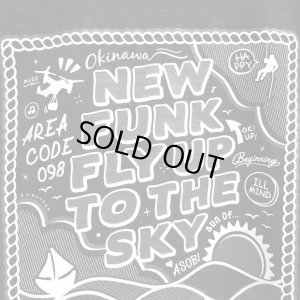 画像5: 【CRACKLIMB】 FLY UP TEE (Heather Navy)