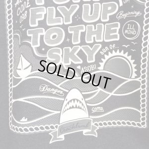 画像6: 【CRACKLIMB】 FLY UP TEE (Heather Navy)