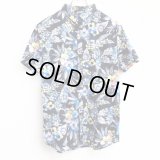 【CRACKLIMB】FLOUR PATTERN SHIRT (BLU)