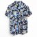 画像1: 【CRACKLIMB】FLOUR PATTERN SHIRT (BLU) (1)