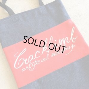 画像3: 【CRACKLIMB】TOTE BAG (RED/DNM)
