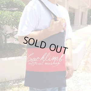 画像6: 【CRACKLIMB】TOTE BAG (RED/DNM)