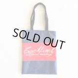 【CRACKLIMB】TOTE BAG (RED/DNM)