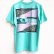 画像1: 【CRACKLIMB】PAISLEY BANDANA TEE (LIGHT MINT) (1)