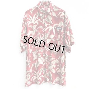 画像1: Botanical Aloha Shirt (RED)