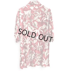画像2: Botanical Aloha Shirt (RED)