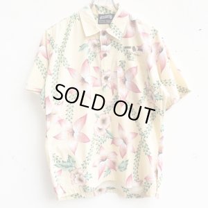画像1: Polo Aloha Shirt / size: M