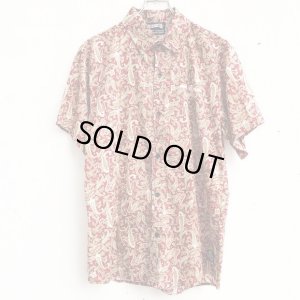 画像1: Paisley Pattern Shirt (RED)