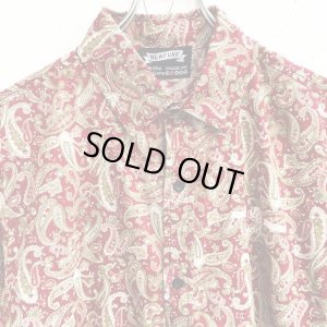 画像3: Paisley Pattern Shirt (RED)