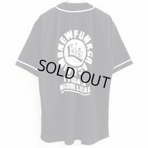 画像2: 【CRACKLIMB】SOUTH V.I.P. BASEBALL SHIRT (BLACK)