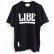 画像1: 【LIBE BRAND×QP】 QP BIG LOGO TEE (BLACK) (1)