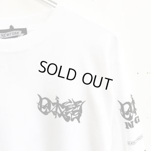 画像4: 【CRACKLIMB】 日本語 LONG TEE (WHITE)