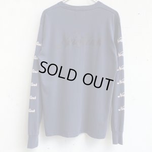 画像2: 【CRACKLIMB】'17 NEWFUNK LOGO WASH LONG TEE (NAVY)