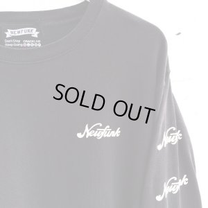 画像4: 【CRACKLIMB】'17 NEWFUNK LOGO WASH LONG TEE (BLACK)