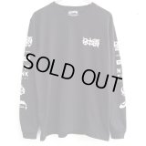 【CRACKLIMB】 日本語 LONG TEE (BLACK)