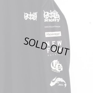 画像3: 【CRACKLIMB】 日本語 LONG TEE (BLACK)