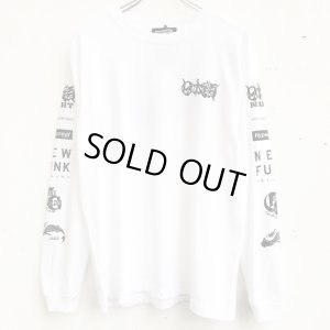 画像1: 【CRACKLIMB】 日本語 LONG TEE (WHITE)