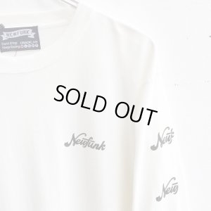 画像4: 【CRACKLIMB】'17 NEWFUNK LOGO WASH LONG TEE (WHITE)