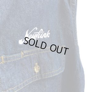 画像4: 【CRACKLIMB】'17 NEWFUNK LOGO DENIM SHIRT (INDIGO)
