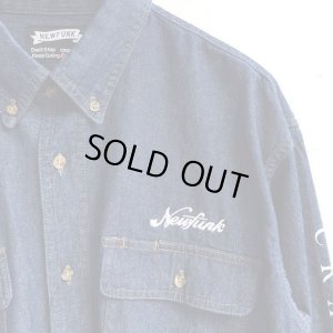 画像3: 【CRACKLIMB】'17 NEWFUNK LOGO DENIM SHIRT (INDIGO)