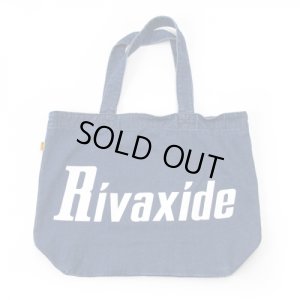 画像1: 【RIVAXIDE】'CONVEX LOGO' TOTE BAG (INDIGO)