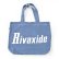 画像1: 【RIVAXIDE】'CONVEX LOGO' TOTE BAG (LIGHTBLUE) (1)