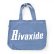 画像1: 【RIVAXIDE】'CONVEX LOGO' TOTE BAG (LIGHTBLUE) (1)