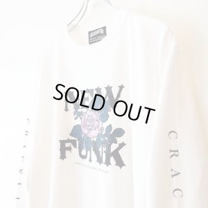 画像2: 【CRACKLIMB】FLOWER LONG TEE (WHITE)