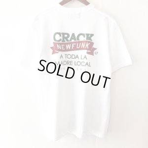 画像1: 【CRACKLIMB】FLAG TEE (WHITE)