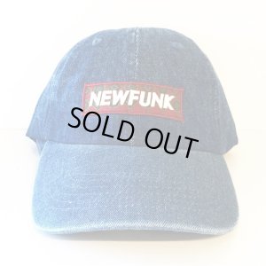 画像2: 【CRACKLIMB】NF BOX LOGO 6 PANEL CAP (DENIM)