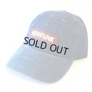 画像1: 【CRACKLIMB】NF BOX LOGO 6 PANEL CAP (DENIM)