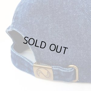 画像4: 【CRACKLIMB】NF BOX LOGO 6 PANEL CAP (DENIM)