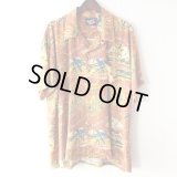 Shell Aloha Shirt / size: 2XL