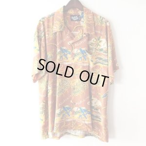 画像1: Shell Aloha Shirt / size: 2XL