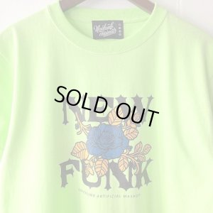 画像4: 【CRACKLIMB】FLOWER TEE (Lime Green)