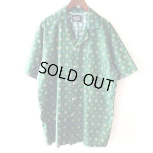 画像1: Green Emblem Shirt / size: XL