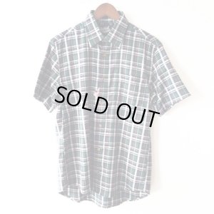 画像1: Green Check Shirt / size: M