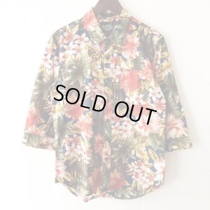 画像1: Flower Shirt / size: M