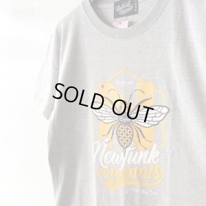 画像3: 【CRACKLIMB】Honey Bee TEE / NEWFUNK 8th Anniversary (GRAY)