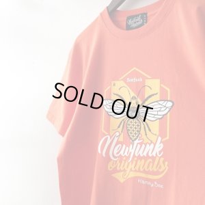 画像3: 【CRACKLIMB】Honey Bee TEE / NEWFUNK 8th Anniversary (Orange)
