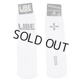 【LIBE BRAND】BIG LOGO SOX (WHITE)