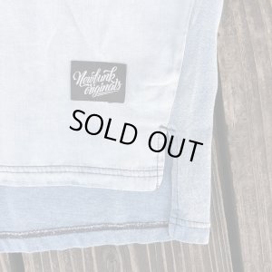 画像4: 【CRACKLIMB】NEWFUNK CUTSEW TEE (LIGHT INDIGO)