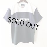 【CRACKLIMB】THREE FOOTBALL TEE (W/N/B)